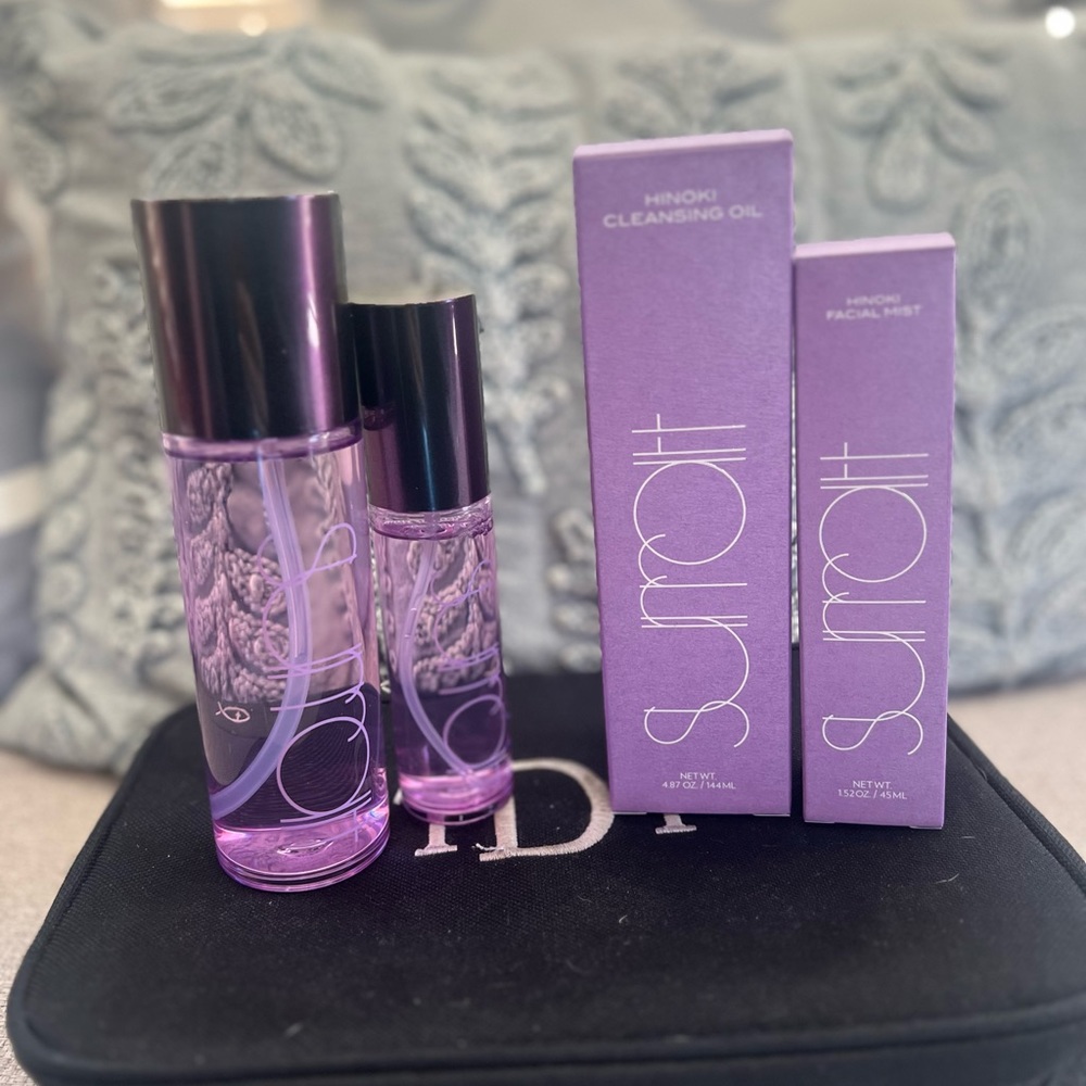 Surratt  Hinoki cleansing oil and Surratt  Hinoki Facial mist